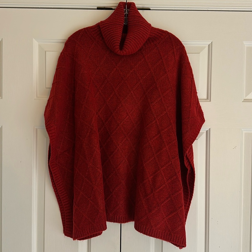 NWT Loft Poncho Sweater